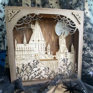 Paisaje con luz Castillo Hogwarts