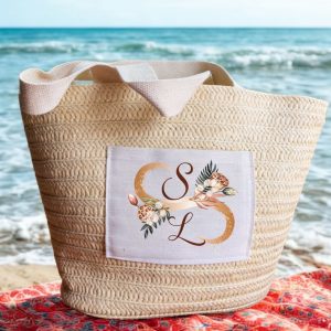 Capazo con bolsillo personalizable
